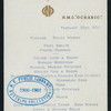 BREAKFAST [held by] R.M.S. OCEANIC [at] EN ROUTE (SS;)