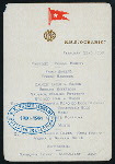 BREAKFAST [held by] R.M.S. OCEANIC [at] EN ROUTE (SS;)
