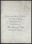 148TH REGULAR MEETING, COMPLIMENTARY TO LYMAN J. GAGE, SECRETARY OF THE TREASURY [held by] COMMERCIAL CLUB OF ST. LOUIS [at] "[ST. LOUIS, MO]" (OTHER (PRIVATE CLUB?);)