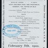 DAILY MENU [held by] MILLS HOTEL RESTAURANT [at] "BLEECKER, THOMPSON AND SULLIVAN STREETS" (REST;)