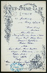 LUNCH [held by] RED STAR LINE - S.S. SOUTHWARK [at] EN ROUTE (SS)