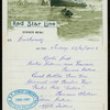 DINNER [held by] RED STAR LINE - S.S. SOUTHWARK [at] EN ROUTE