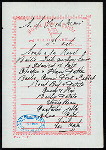TIFFIN [held by] NIPPON YUSEN KAISHA [at] EN ROUTE ABOARD SS.KOBE MARU (SS;)