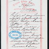 TIFFIN [held by] NIPPON YUSEN KAISHA [at] EN ROUTE ABOARD SS. KASUGA (SS;)