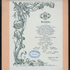 LUNCHEON [held by] MENZIES HOTEL [at] "[MELBOURNE,AUSTRALIA?]" (HOTEL;FOREIGN;)