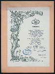 LUNCHEON [held by] MENZIES HOTEL [at] "[MELBOURNE,AUSTRALIA?]" (HOTEL;FOREIGN;)