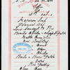 TIFFIN [held by] NIPPON YUSEN KAISHA [at] EN ROUTE ABOARD SS.KOBE MARU (SS;)
