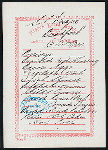 BREAKFAST [held by] NIPPON YUSEN KAISHA [at] EN ROUTE ABOARD SS. KASUGA (SS;)