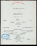 BREAKFAST [held by] TOYO KISEN KAISHA [at] EN ROUTE ABOARD HONG KONG MARU (SS;)