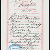BREAKFAST [held by] NIPPON YUSEN KAISHA [at] EN ROUTE ABOARD SS. KASUGA (SS;)