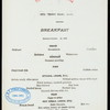 BREAKFAST [held by] TOYO KISEN KAISHA [at] EN ROUTE ABOARD HONG KONG MARU (SS;)