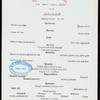 DINNER [held by] TOYO KISEN KAISHA [at] EN ROUTE ABOARD HONG KONG MARU (SS;)