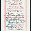 BREAKFAST [held by] NIPPON YUSEN KAISHA [at] EN ROUTE ABOARD SS. KASUGA (SS;)