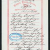TIFFIN [held by] NIPPON YUSEN KAISHA [at] EN ROUTE ABOARD SS. KASUGA (SS;)