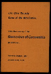 119TH ANNIVERSARY OF THE SURRENDER OF CORNWALLIS AT YORKTOWN [held by] OHIO SOCIETY SONS OF THE REVOLUTION [at] "AVONDALE ATHLETIC CLUB, (?), OH" (OTHER (CLUB);)