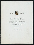 FIFTIETH ANNIVERSARY BANQUET [held by] PHI KAPPA SIGMA FRATERNITY [at] "HORTICULTURAL HALL, PHILADELPHIA, PA" (OTHER (HALL);)