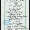 TIFFIN [held by] NIPPON YUSEN KAISHA [at] EN ROUTE ABOARD SS.KOBE MARU (SS;)