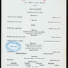 DINNER [held by] TOYO KISEN KAISHA [at] EN ROUTE ABOARD HONG KONG MARU (SS;)