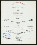 BREAKFAST [held by] TOYO KISEN KAISHA [at] EN ROUTE ABOARD HONG KONG MARU (SS;)