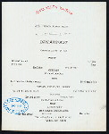 BREAKFAST [held by] TOYO KISEN KAISHA [at] EN ROUTE ABOARD HONG KONG MARU (SS;)