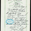 TIFFIN [held by] NIPPON YUSEN KAISHA [at] EN ROUTE ABOARD SS. KASUGA (SS;)