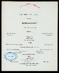 BREAKFAST [held by] TOYO KISEN KAISHA [at] EN ROUTE ABOARD HONG KONG MARU (SS;)