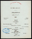 BREAKFAST [held by] TOYO KISEN KAISHA [at] EN ROUTE ABOARD HONG KONG MARU (SS;)