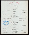 DINNER [held by] TOYO KISEN KAISHA [at] EN ROUTE ABOARD HONG KONG MARU (SS;)