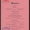 DINNER [held by] CHICAGO BEACH HOTEL [at]  (HOTEL;)