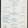 DINNER [held by] TOYO KISEN KAISHA [at] EN ROUTE ABOARD HONG KONG MARU (SS;)