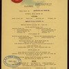 BREAKFAST [held by] SOUTHERN PACIFIC COMPANY [at] SUNSET OGDEN & SHASTA ROUTES (RR;)
