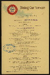 BREAKFAST [held by] SOUTHERN PACIFIC COMPANY [at] SUNSET OGDEN & SHASTA ROUTES (RR;)
