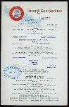 DINNER [held by] SOUTHERN PACIFIC COMPANY [at] SUNSET OGDEN & SHASTA ROUTES (RR;)
