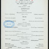 DINNER IN HONOR OF H.I.M.MUTSU-HITO 47TH BIRTHDAY [held by] TOYO KISEN KAISHA [at] EN ROUTE ABOARD HONG KONG MARU (SS;)