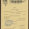 DINNER [held by] GRUNEWALD HOTEL [at] "NEW ORLEANS, LA" (HOTEL;)