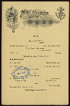 DINNER [held by] GRUNEWALD HOTEL [at] "NEW ORLEANS, LA" (HOTEL;)