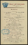 BREAKFAST [held by] DEL CORONADAO HOTEL [at] "CORONADO BEACH, CA" (HOTEL;)