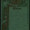 THANKSGIVING DAY DINNER [held by] BAY STATE HOUSE [at] "WORCESTER, MA" (REST;)