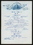 THANKSGIVING DAY DINNER [held by] ROYAL BLUE LINE [at] "EN ROUTE WASHINGTON -- NEW YORK, ""CAR ASTORIA""" (RR;)