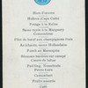 MENU [held by] NEW YORK CLUB [at] "[?NEW YORK, NY?]" (OTHER (CLUB);)