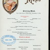 EVENING MEAL [held by] NEW STATE HOUSE [at]  (HOTEL;)