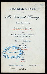 COMPLIMENTARY DINNER TO DWIGHT KINNEY [held by] FRIENDS OF DWIGHT KINNEY [at] "QUEEN CITY CLUB,[CINCINNATI,OH?]" (OTHER (PRIVATE CLUB))