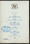 DINNER TO MEET CHARLES SCHWAB,PRESIDENT OF CARNEGIE STEEL CO.] [held by] [J.EDWARD SIMMONS?] [at] UNIVERSITY CLUB (OTHER (PRIVATE CLUB);)