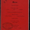 MENU [held by] S.P.S.A.A. [at] "MANHATTAN HOTEL, NEW YORK, NY" (HOTEL;)