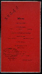 MENU [held by] S.P.S.A.A. [at] "MANHATTAN HOTEL, NEW YORK, NY" (HOTEL;)