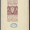 THIRTEENTH ANNUAL REUNION & BANQUET [held by] UNION COLLEGE ALUMNI ASSOCIATION OF NEW YORK [at] "SAVOY, THE, NEW YORK, NY" (HOTEL;)