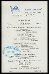 DINER D'ADIEU [held by] U.S.M.S. [at] "ON BOARD ""NEW YORK""" (SS;)