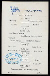 LUNCHEON [held by] USMS NEW YORK [at] EN ROUTE ABOARD NEW YORK (SS;)
