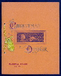 CHRISTMAS DINNER [held by] RUSSELL HOUSE [at] "DETROIT,MICH." (HOTEL)