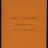 CHRISTMAS DINNER [held by] SAN JUAN HOTEL [at] "ORLANDO, FL" (HOTEL)